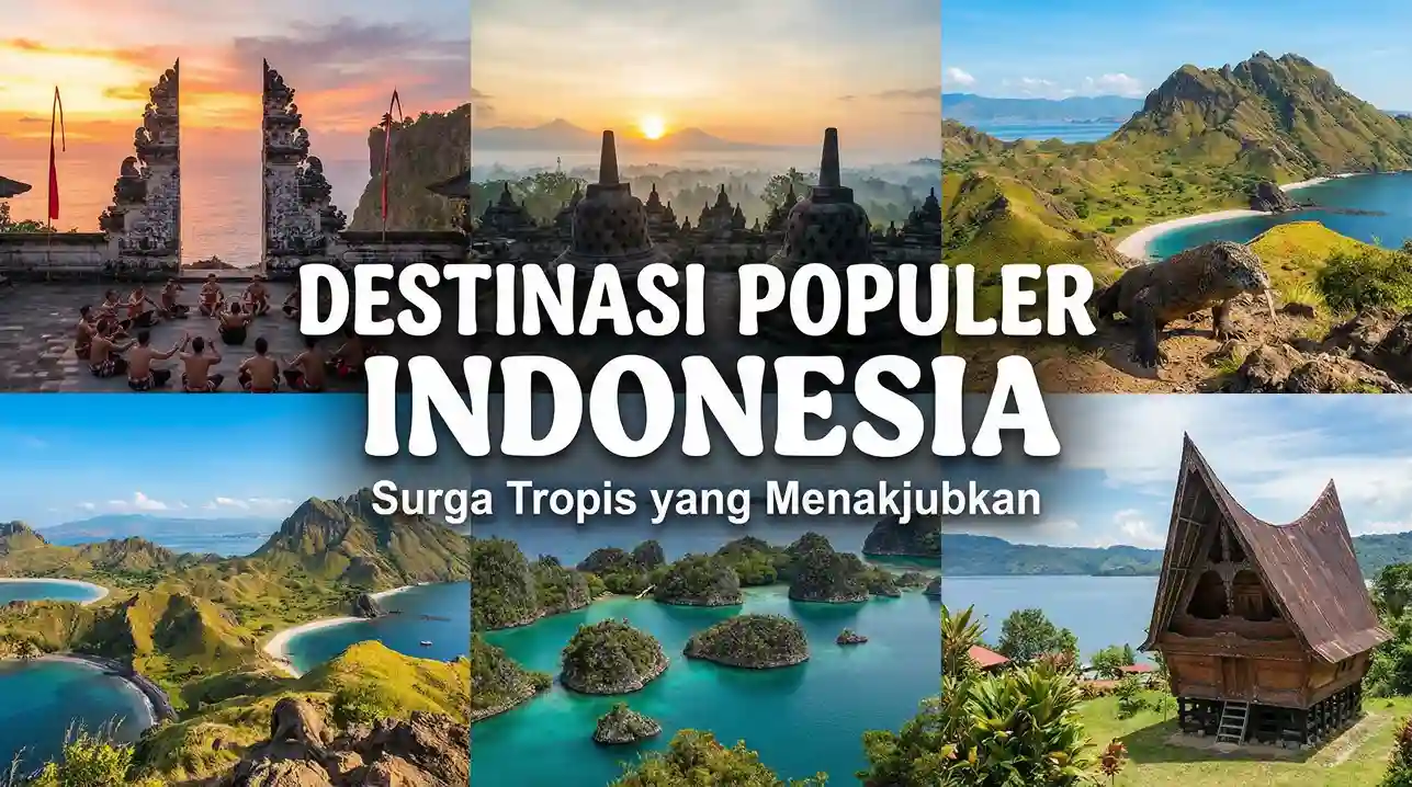 Destinasi Wisata Populer di Indonesia yang Wajib Dikunjungi